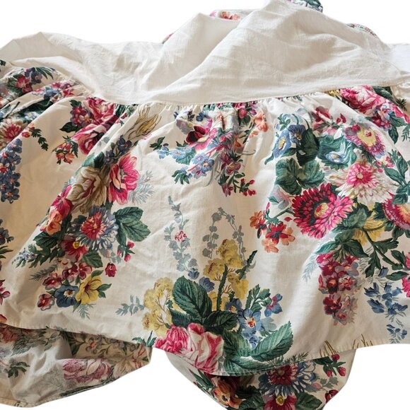 Ralph Lauren Other - RALPH LAUREN ELAINE VALERIA BEDSKIRT Full Size COTTON 13" DROP Floral USA Made